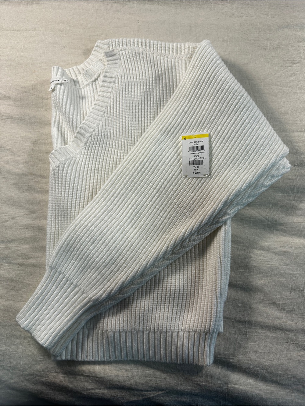 Good American white Ribbed Knit Sweater - Picture 5 of 7
